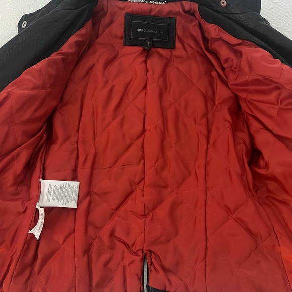 BCBG MAXAZRIA LEATHER JACKET - Picture 5 of 10